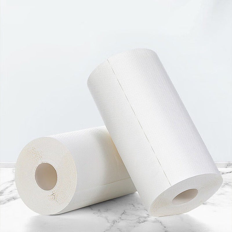 Home Kitchen Cleaning Paper Disposable Lazy Rag Absorbs Water And Does Not Shed Lint Dishwashing Cloth Wet And Dry Lazy Rag - Image 1